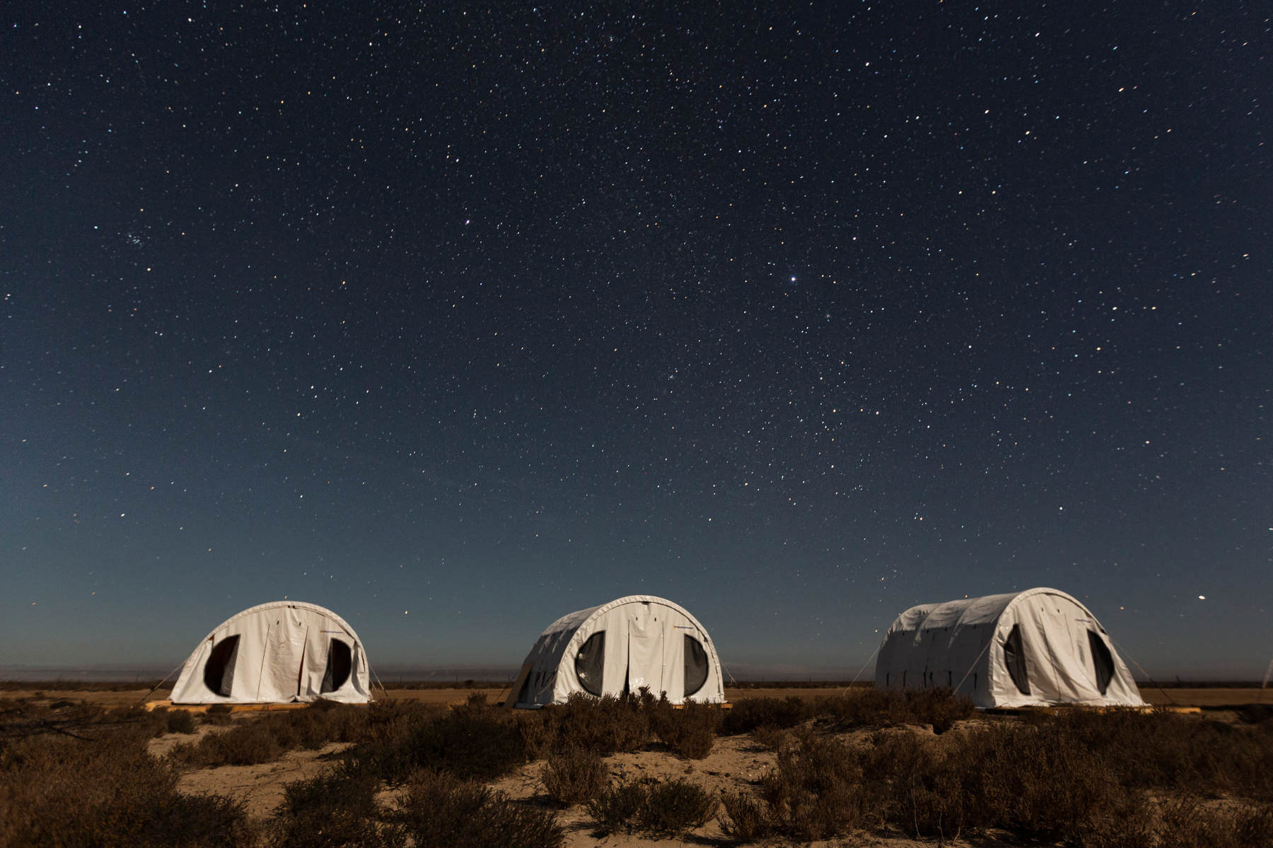 Luxury glamping and stargazing