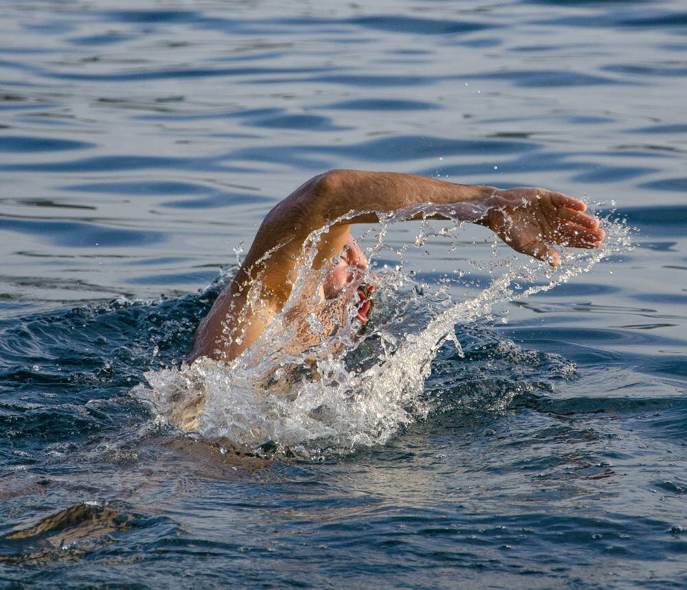 Swimmer at Espiritu Santo