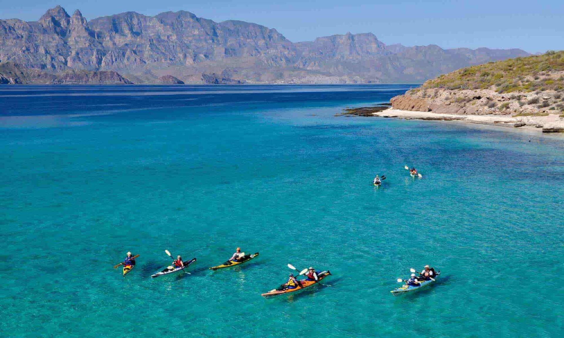 Kayaking or Paddle Boarding in the Sea of Cortez Baja Expeditions