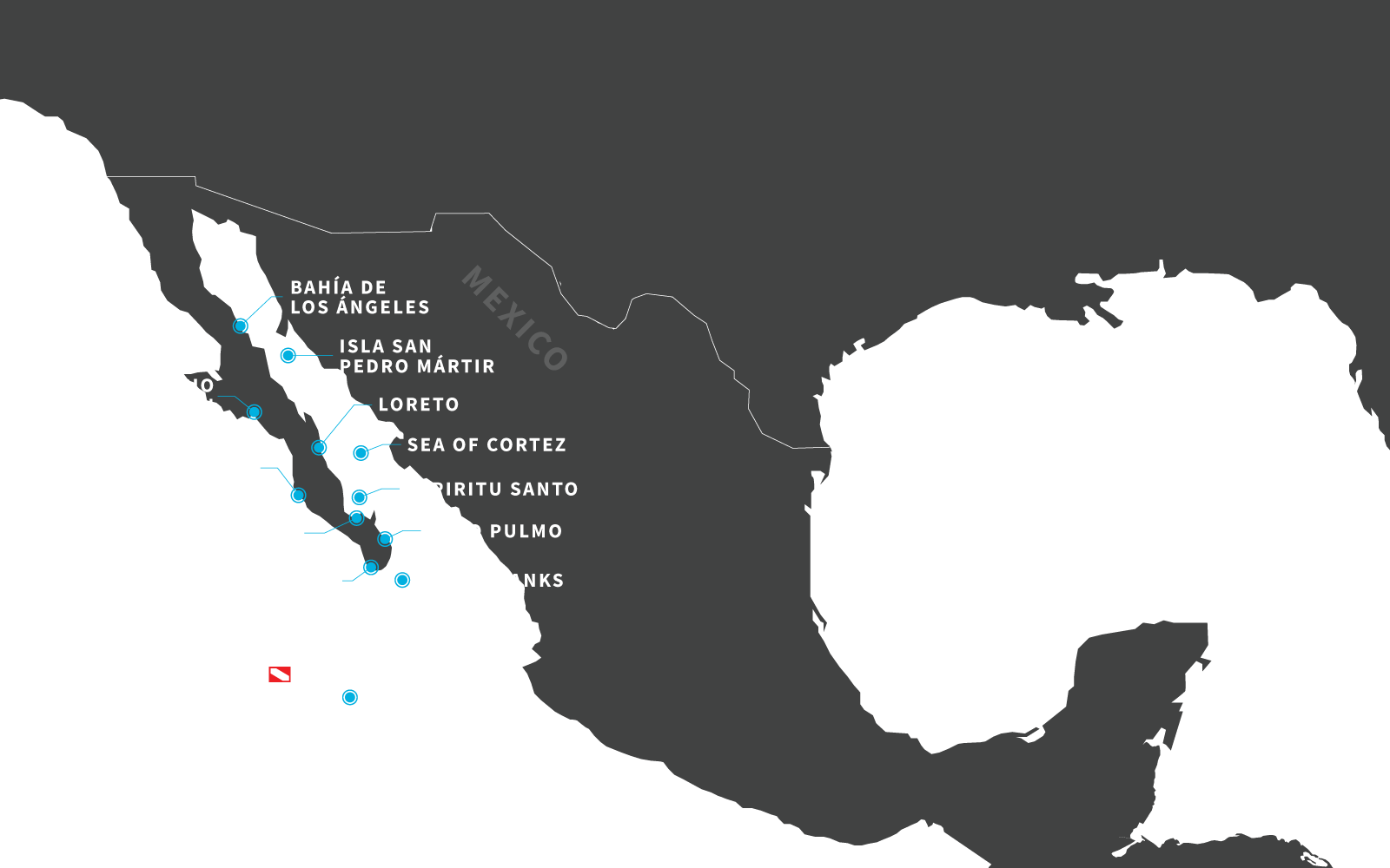 Baja Calfornia map adventures