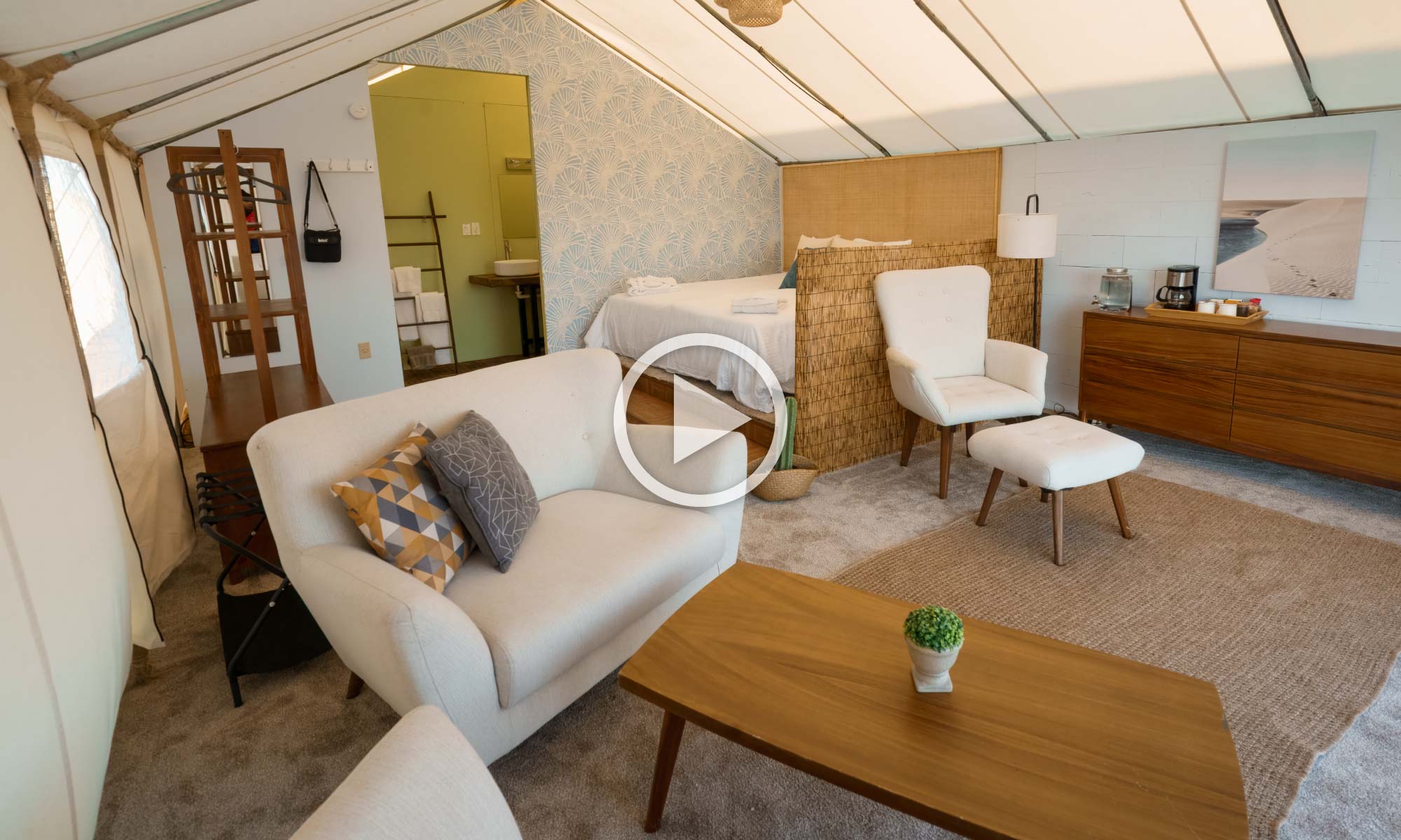 San Ignacio Luxury tent video