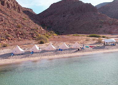 Baja Expeditions Sea of Cortez Glamping Camp