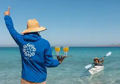 Kayaking at Espiritu Santo
