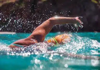 Open water swimming camp