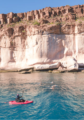 Swimmimg camp at espirtu santo island