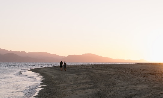 Cerralvo glamping camp sunset views