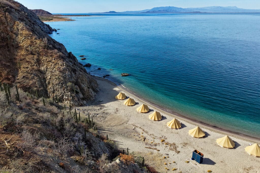Ocean Safari and glamping on Cerralvo Island in Baja Mexico